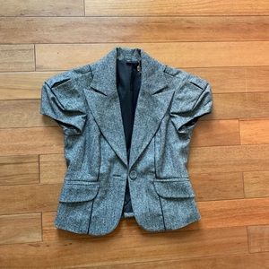Bebe Short Sleeve Blazer